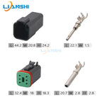 DT06-6S DT04-6P Deutsch waterproof connector Automotive day running lights modified wiring harness plug LED spot light connector