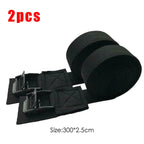 2 X 9.8 Ft Car Roof Rack Kayak Cam Buckle Lashing Strap Luggage Strap Tie Down Strap With Stainless Steel Buckle