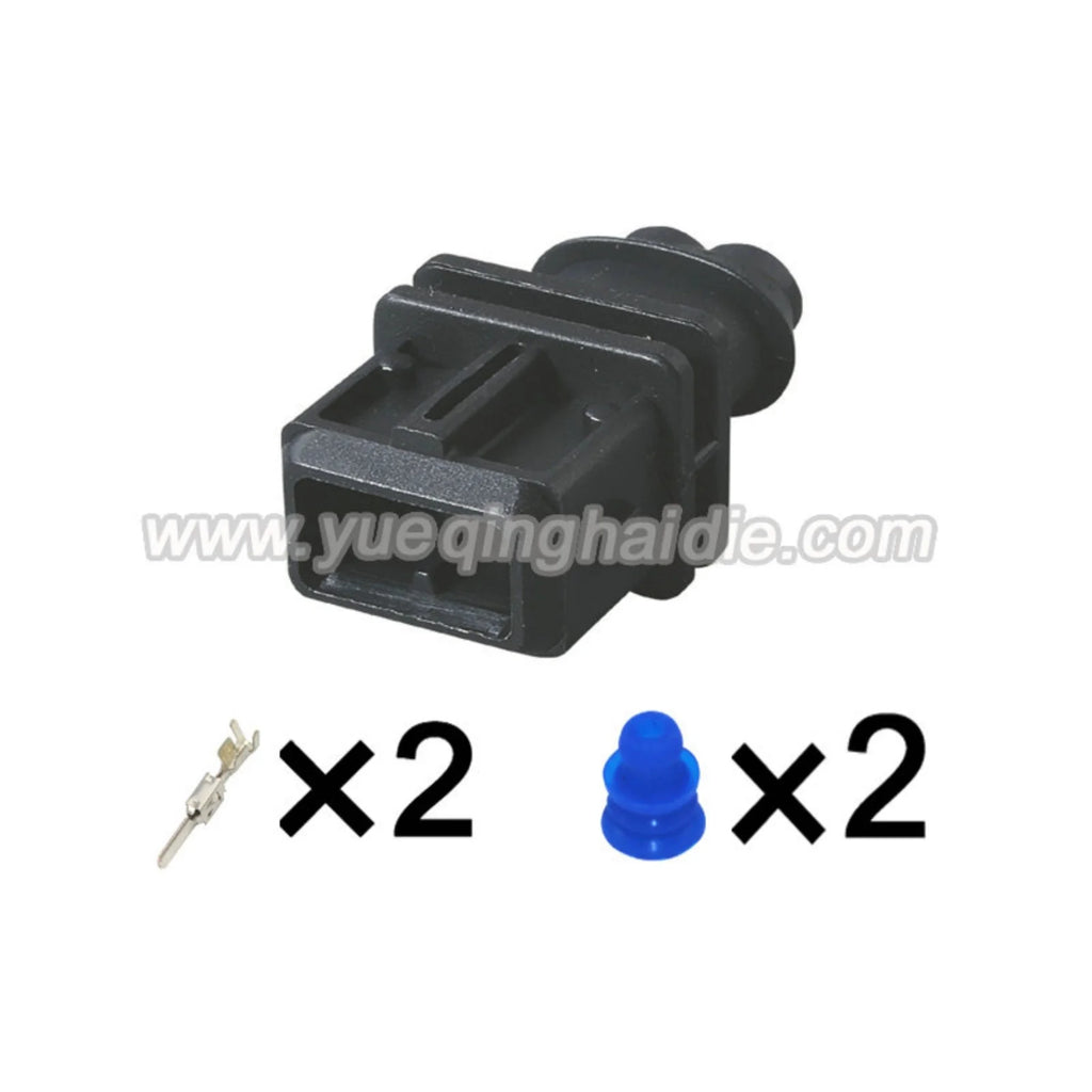 2PIN Waterproof 3.5mm Male Female Connector Water Tank EV1 Fuel Injector Nozzle Plug For VAG 1928402448 368354-1