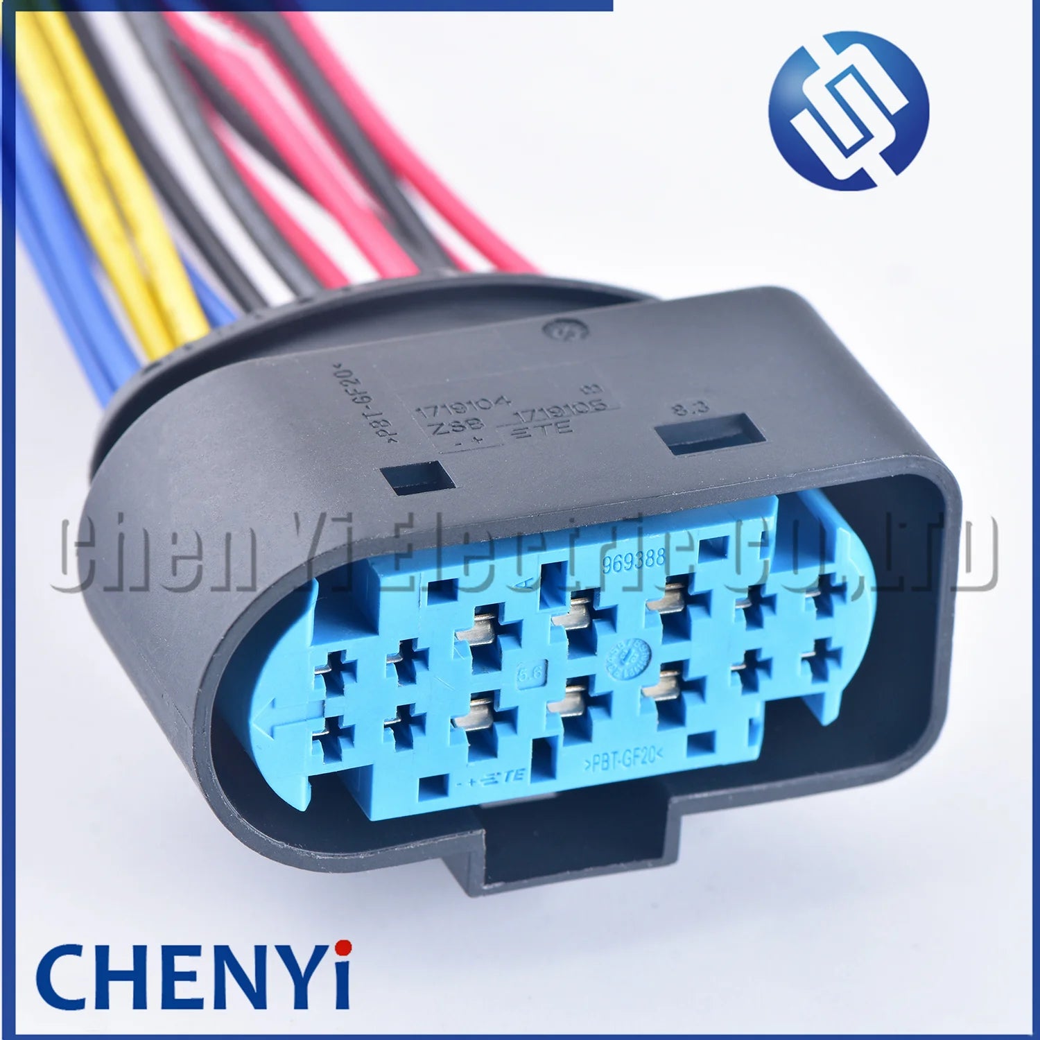 14 Pin/Way Car Headlight Connector Lamp Plug With Wire Harness Cable 1719104 1719105 1719105-2 For Ford Focus Mk3 max left H7