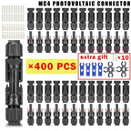400/200/100/40/20/10 Pcs Photovoltaic Solar Connector 1000V30A Wholesale Panel Connectors Kit for PV/MC Cable 2.5/4/6mm²