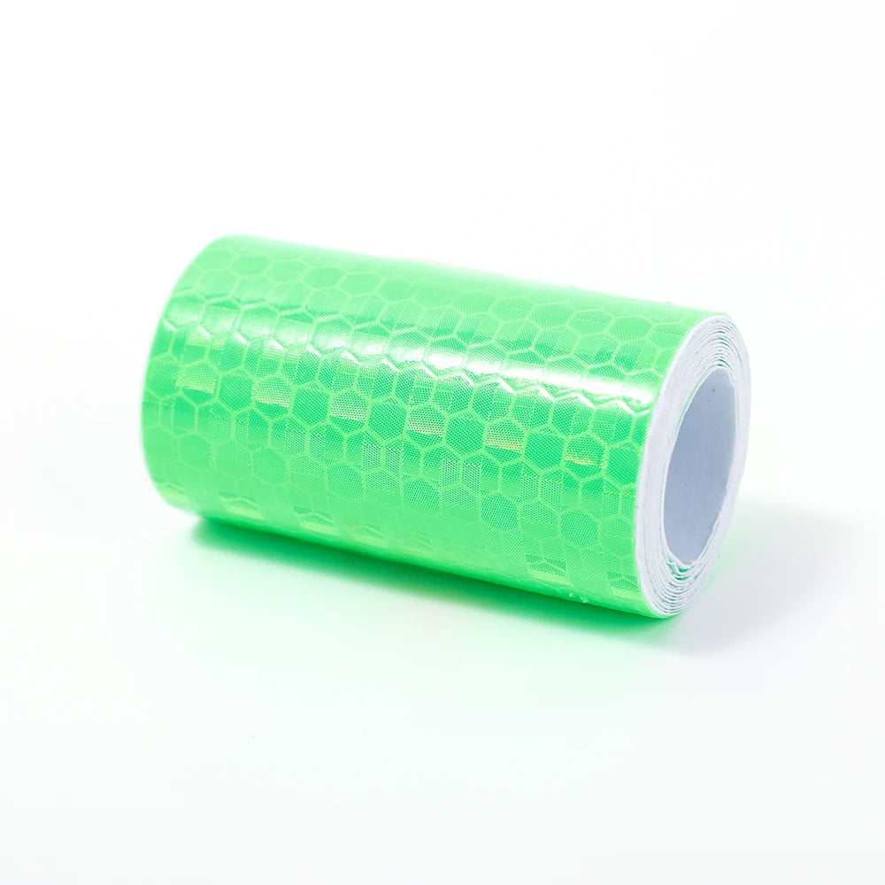 Car Reflective Tape Safety Warning Car Decor Sticker Reflector Anti-collision Strip Protective Tape Strip Film Auto Moto Sticker