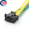 16 Pin Unsealed Female Connector Cable Motorcycle Electrical Harnesses Wiring Harness Housing Cable 2301695-1