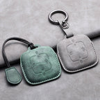 New Leather 4 Buttons Car Remote Key Case Cover for Zeekr 001 X 2021 2022 2023 for ZEEKR 001 009 Full Protector Fob Keychain