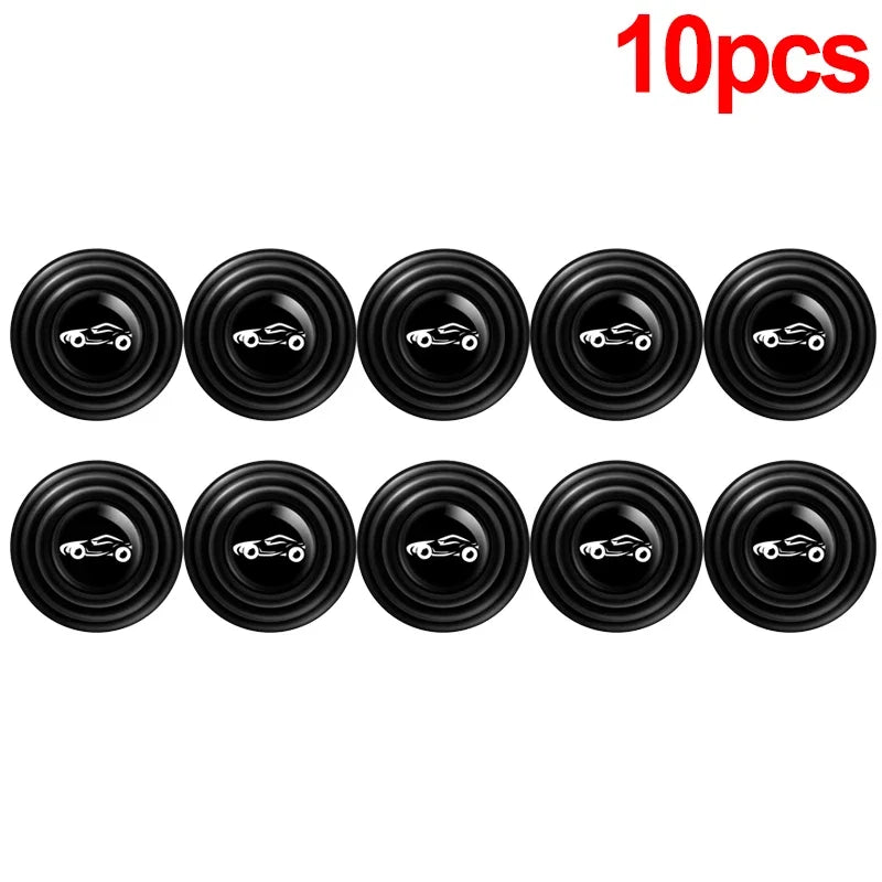 Car Door Anti-Collision Silicone Pads Shock Absorber Gasket Anti-shock Protection Soundproof Silent Buffer Stickers Accessories