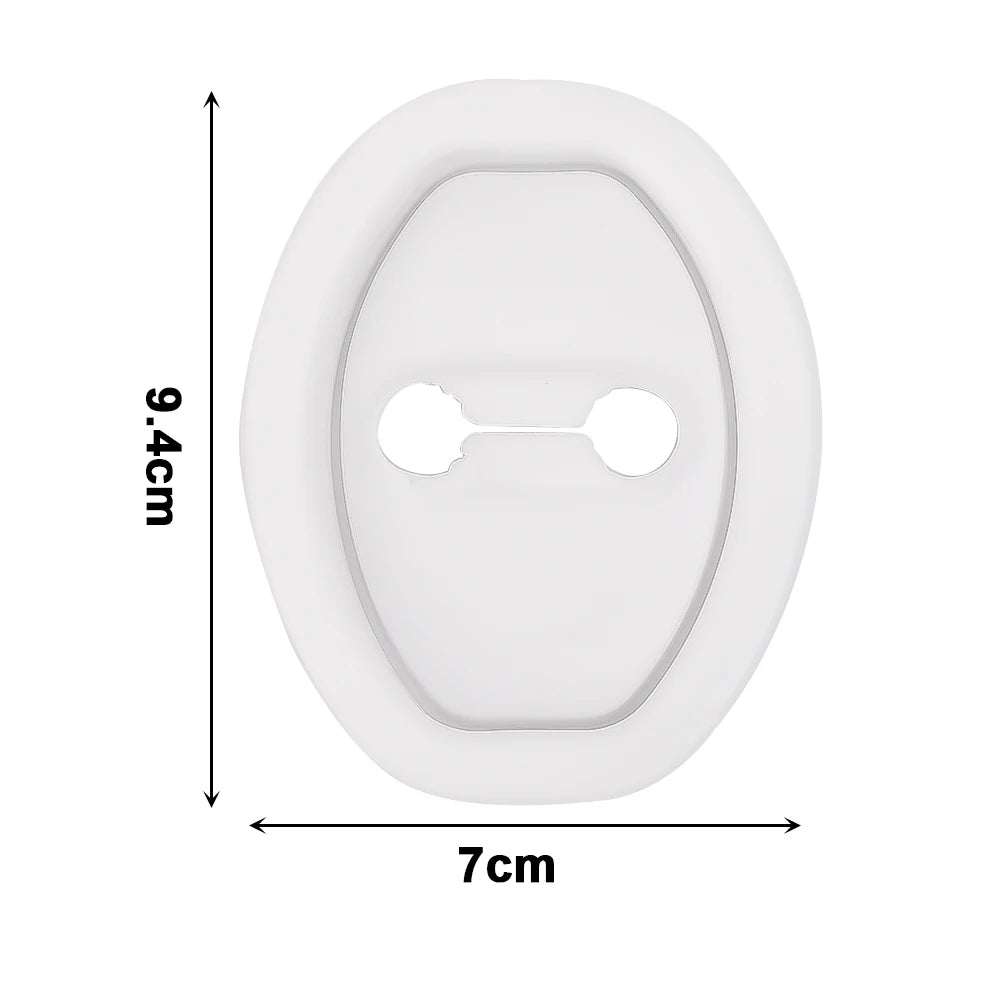 Universal Car Door Closing Shockproof Silicone Cushion Mute Shock Absorber Protective Covers Car Door Latch Accessories 8/1pcs