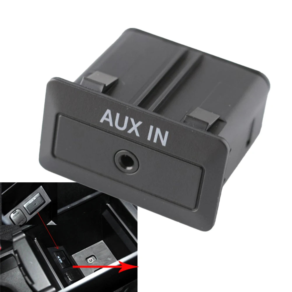 1 PCS  Car AUX Audio  Interface TD74-66-DFX 28425640 For  MAZDA Auxiliary Aux Stereo  Adaptor Audio Socket ABS  Construction