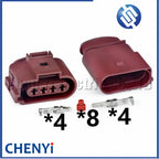 4 Pin Automotive waterproof connector Car oxygen sensor wire harness connector 1J0973724A 1J0973824A 1J0 973 724 A