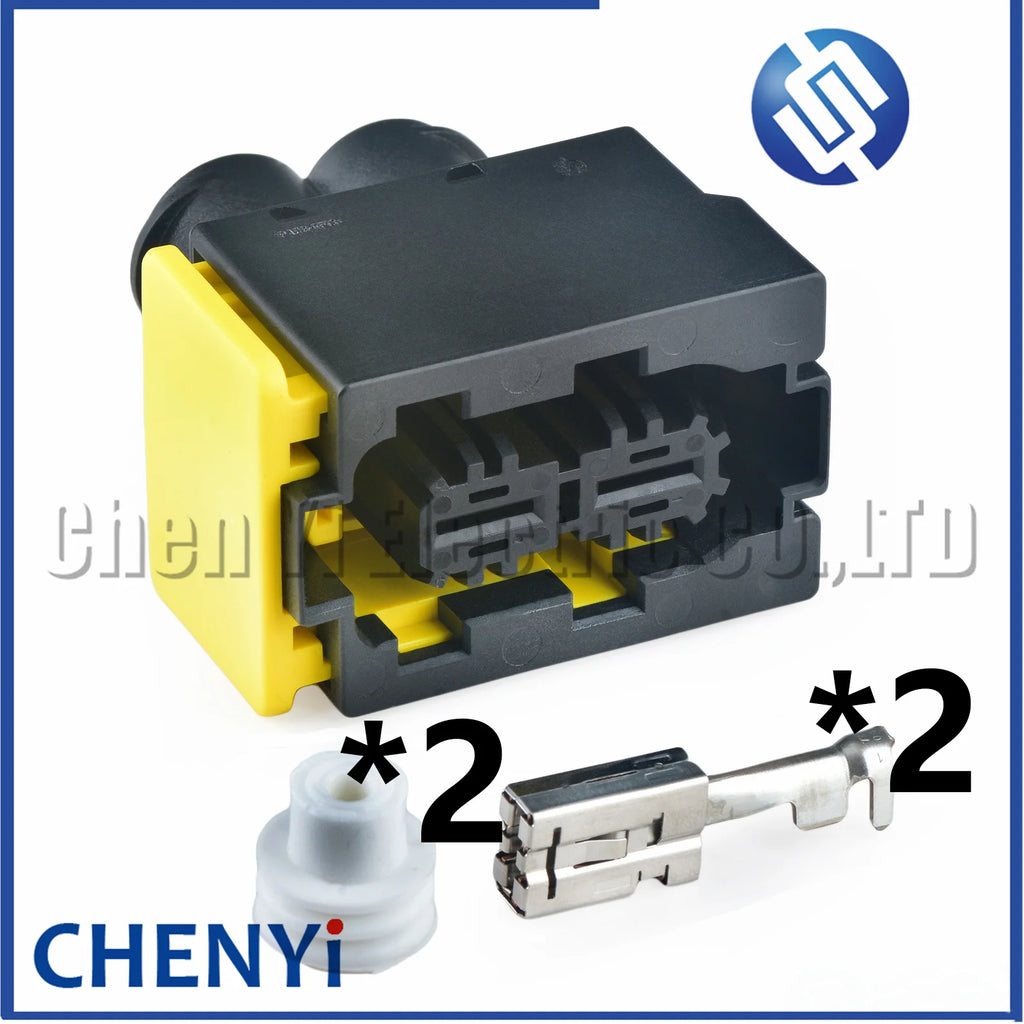 2 Pin Automotive waterproof connector high-power harness plug 1355328-1 6029020052 868676