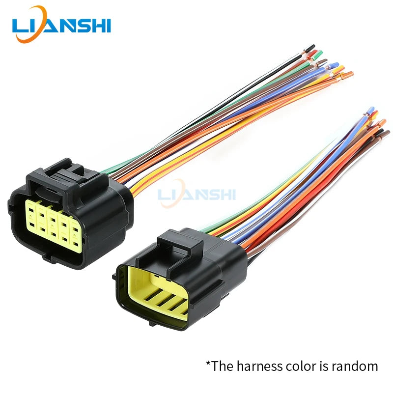 For excavator Volvo display 12-hole wiring harness plug 174657-2 Male/female connector 174655-2