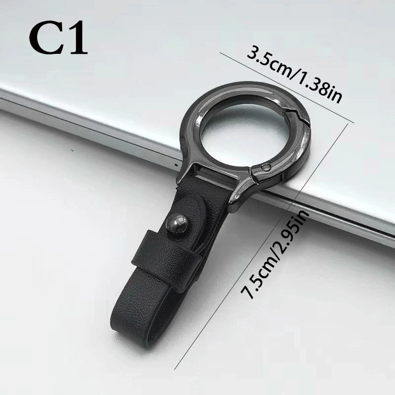 Car Key Chain Pendant Men And Women Personality Creative High-end Simple Waist Hanging Car Chain Ring Pendant Anti-scratch Wear