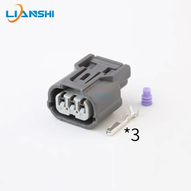 6189-0968 Grey lower slot is suitable for Honda daytime running light headlight width indicator light 3P wiring harness plug