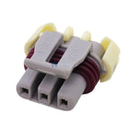 50 Sets 3-Pin Sealed Wire Connectors Automotive Temperature Sensor Plug 12129946 for Vehicle Electrical Wiring Systems