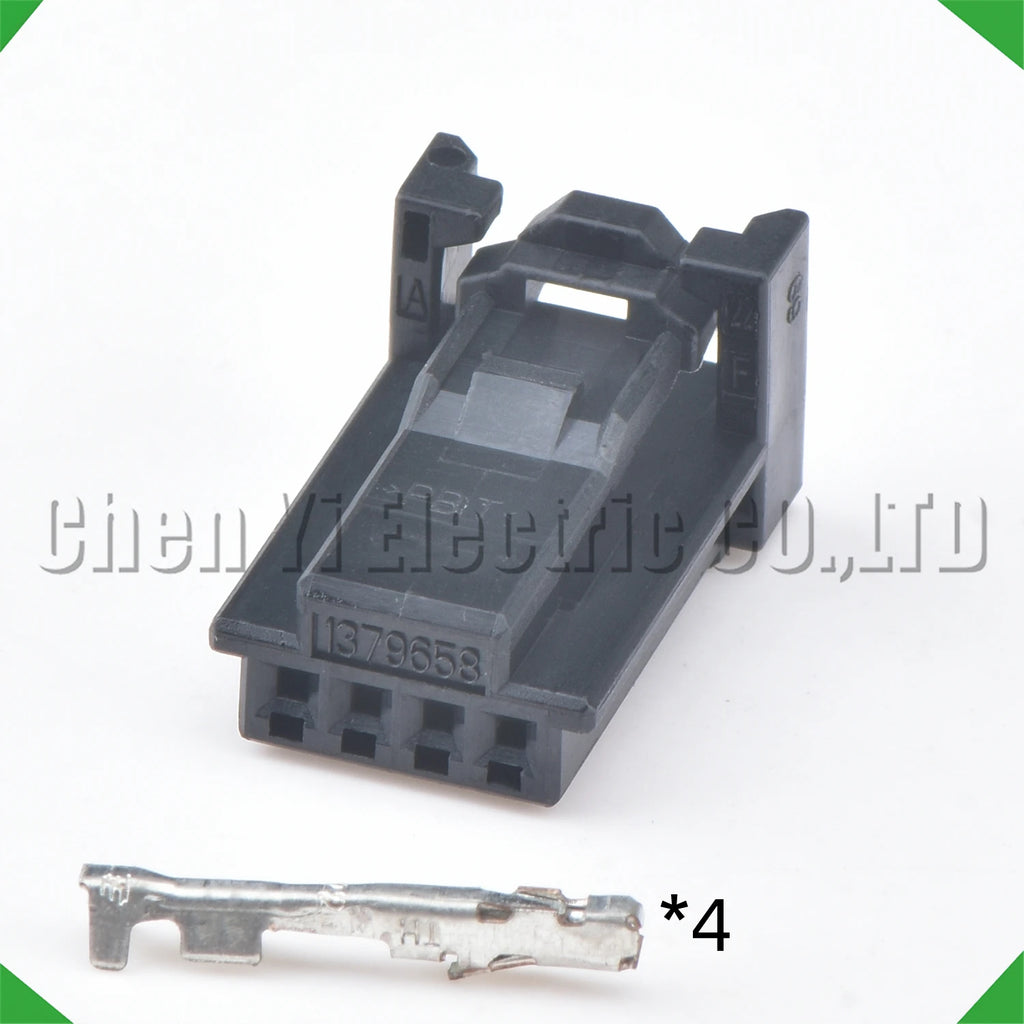 4-Pin Auto Connector Connector Black Automotive Connectors harness 1379658-1 1379674-1