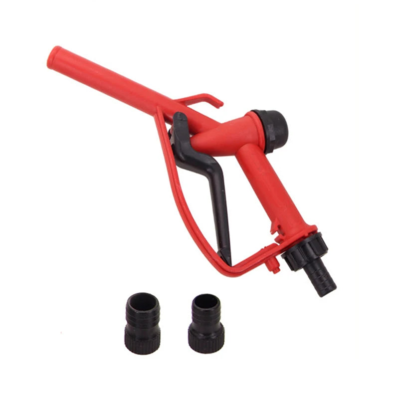 1pc Plastic Manual Heavy Duty Fuel Nozzle Gun With Hook Straight Nozzle - Diesel And Petrol Nozzle Max Flow 45L/M