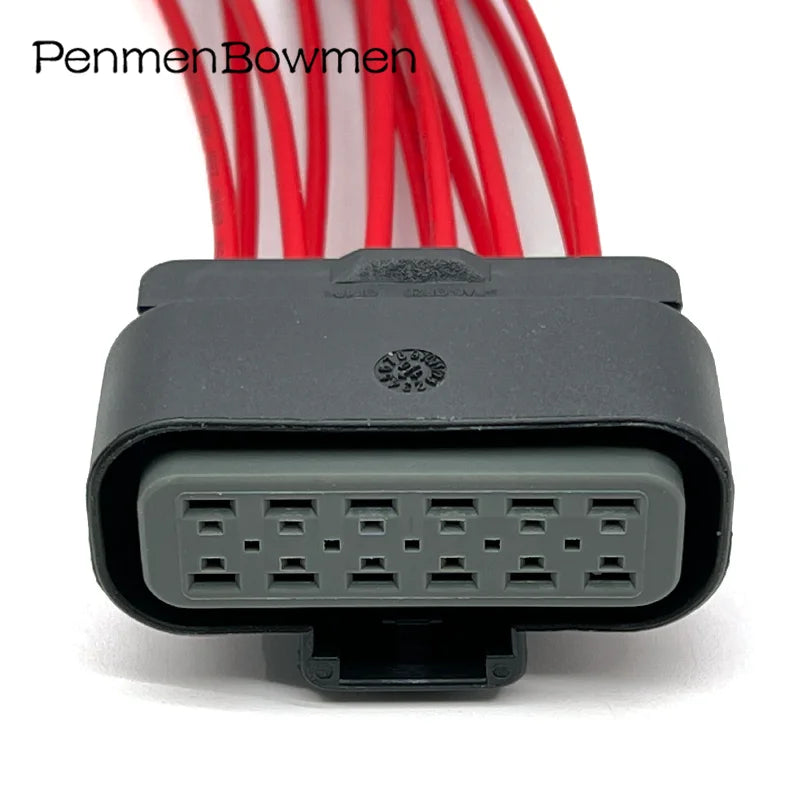 1 Set 12 Pin 2.8mm Auto Waterproof Female Electrical Cable Connectors Plug Waterproof Female Wiring Harness with Cable 15326910