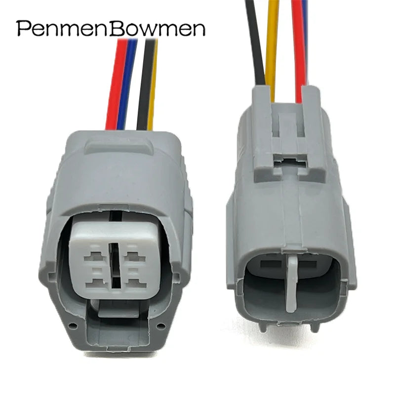 1 Set 4 Pin Car Oxygen Sensor Electrical Cable Connectors Female Male Wire Harness Plug 6188-0066 6189-0126 For Suzuki Toyota