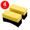 2-20pcs Tire Shine Applicator Pads Car Tire Dressing Applicator Sponges Reusable Cleaning Sponges Car Body Cleaning Tools