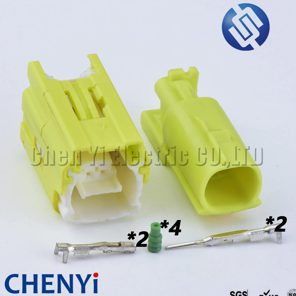 2 Pin Auto wiring harness connector Car sensor plug Socket 7C83-0651-70 90980-12698 7283-0651-70 for Toyota Honda Nissan