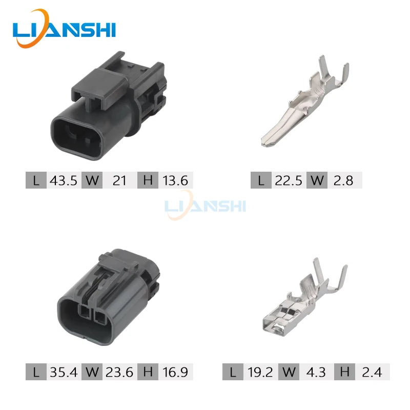 7122(7223)-1824-40 Suitable for automotive fan oil pump plug 2P wiring harness connector DJ7029A-2.8-11/21