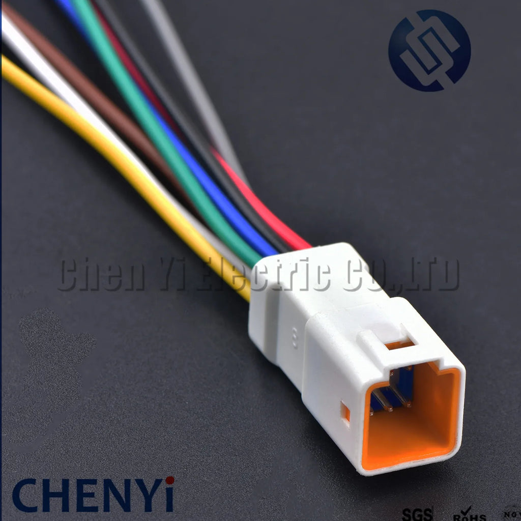 8 Pin Auto Waterproof Electronic Connector Wire Harness Butt Plug 08R-JWPF-VSLE-S 08T-JWPF-VSLE-S JWPF-VSLE-D