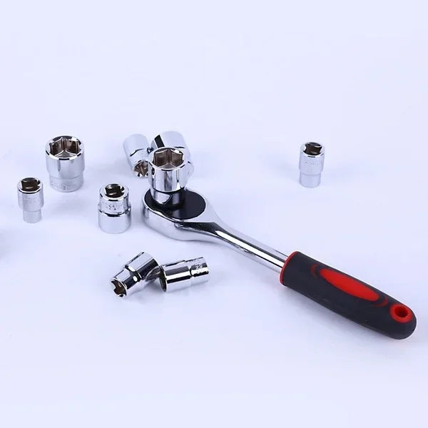 12 Sets of Dafi Complete of Auto Repair Tools Ratchet Socket Wrench Set Car Hardware Box Group Boats Motorcycles Bicycles Amagi