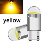 Car LED COB Bulb T10 W5W Signal Light 12V 7500K White Auto Interior Dome Reading License Plate Lamps Wedge Side Bulbs Amagi
