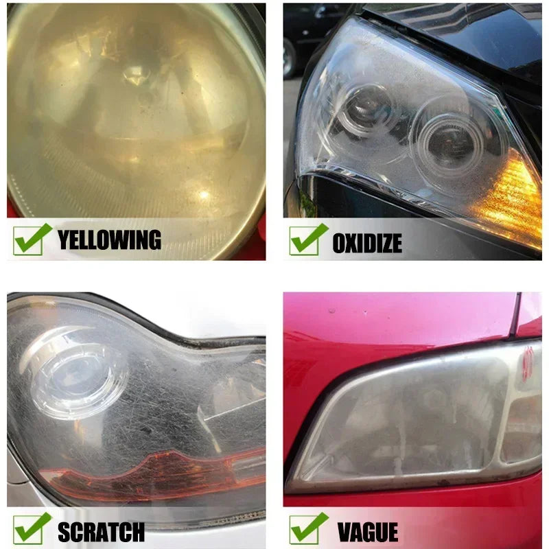 Ceramic Coating Headlight Auto Lamp Crystal Polish Headlight Headlight Repair Polishing Nano Nano Coating Fluid Fluid Polis Amag