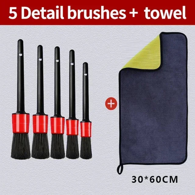 Microfiber Cleaning Towel Thicken Soft Drying Cloth Car Body Washing Towels Double Layer Clean Rags Car Accessories Amagi