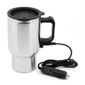 450ml 12V Vehicle Heating Cup Steel Electric Heating Car Kettle For Camping Travel Kettle Coffee Mug Cup Amagi