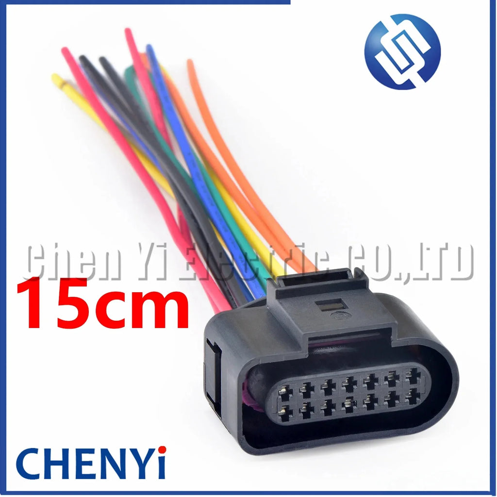 14 Pin car xenon headlights plug Auto 09G Gearbox Cable Socket waterproof connector 6X0973717 6X0973817 6X0 973 817