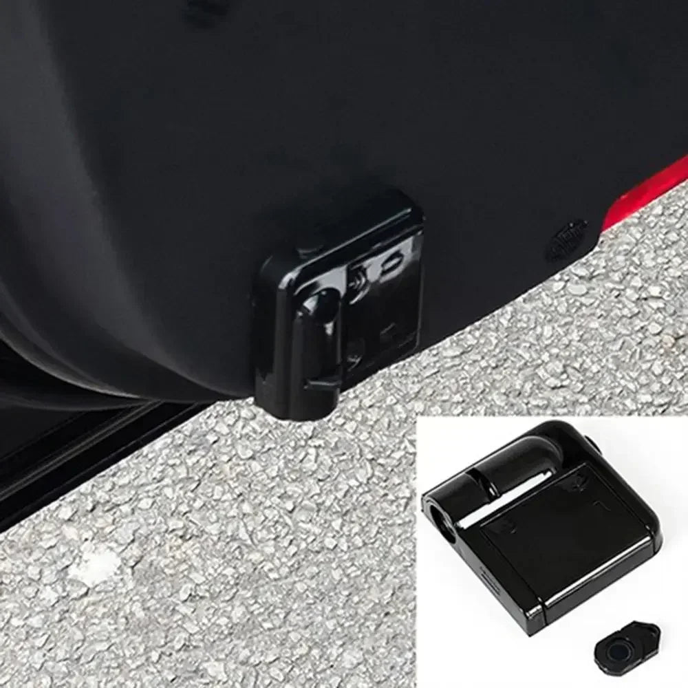 2PCS Car Door Light Welcome Lamp Wireless Projector Auto Decoration HD LED For Bat Logo Auto Accessories Amagi