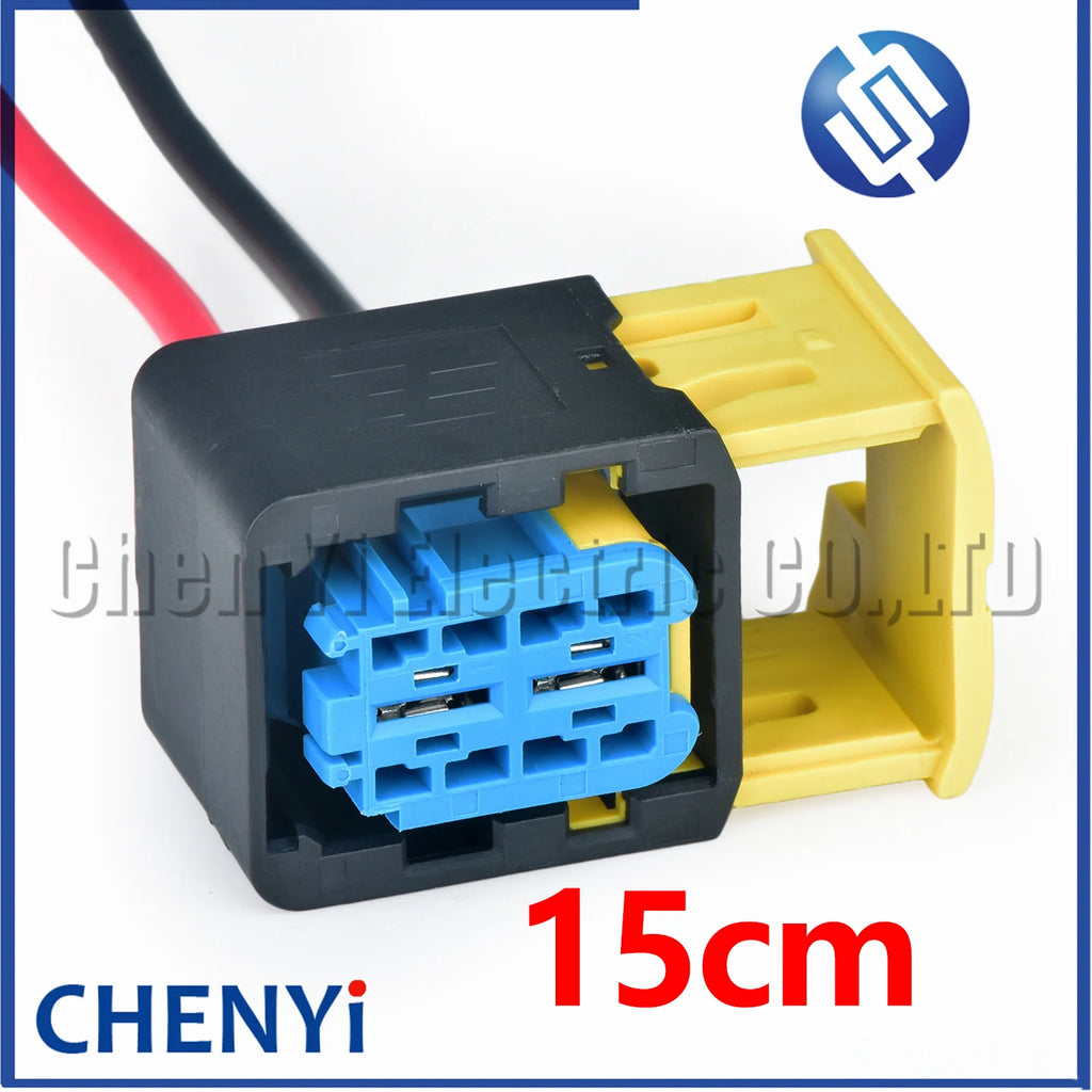 2 Pin female 6.3mm series Automotive waterproof connector wire harness Plug 1-1564542-1 2-1564542-1 3-1564542-1 4-1564542-1
