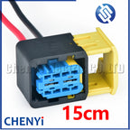 2 Pin female 6.3mm series Automotive waterproof connector wire harness Plug 1-1564542-1 2-1564542-1 3-1564542-1 4-1564542-1