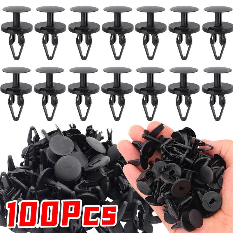 20-100PCS Auto Plastic Rivets for Ford Wheel Arch Linings Bumpers Clip Plastic Trim Clips Mudguard Buckle Push Push Rivet