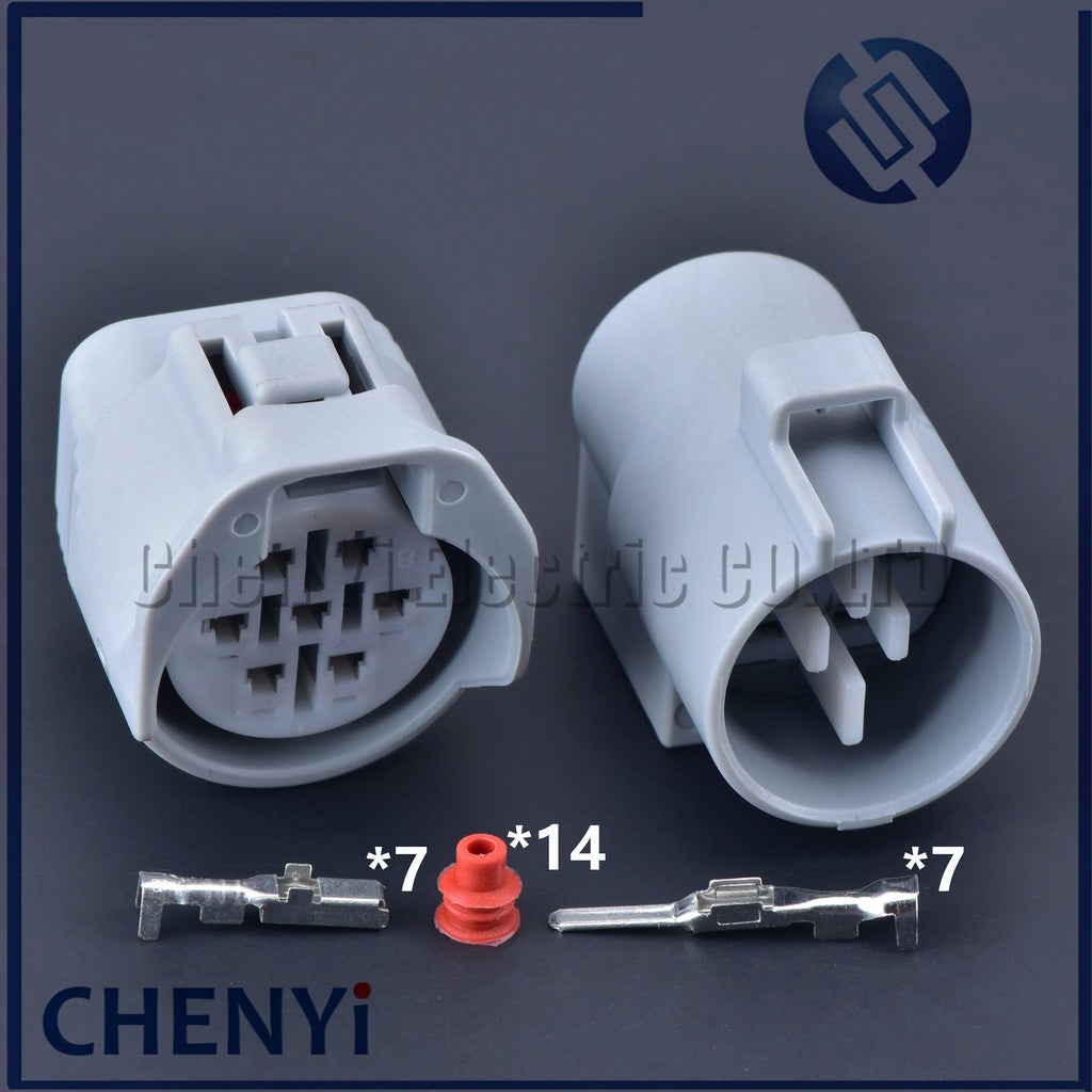 7 Pin Auto Connector Headlight Lamp Assembly Fog lamp plug 6189-0127 6188-0067 90980-10931 For Toyota Camry Lexus Mazda Honda