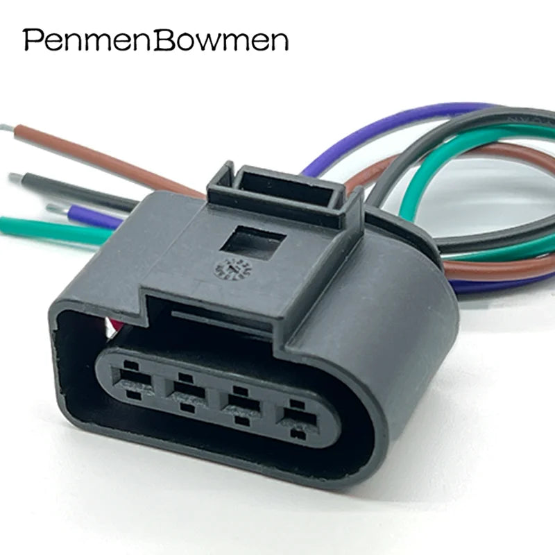 1 Set 4 Pin Auto Engine Ignition Coil Waterproof Electrical Cable Connectors Female Wire Harness Plug 8K0973724