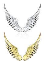 Car Decorative Wings, Three-dimensional Angel Wings Tail Stickers Metal Car Logo Personalized Decorative Car Stickers Amagi