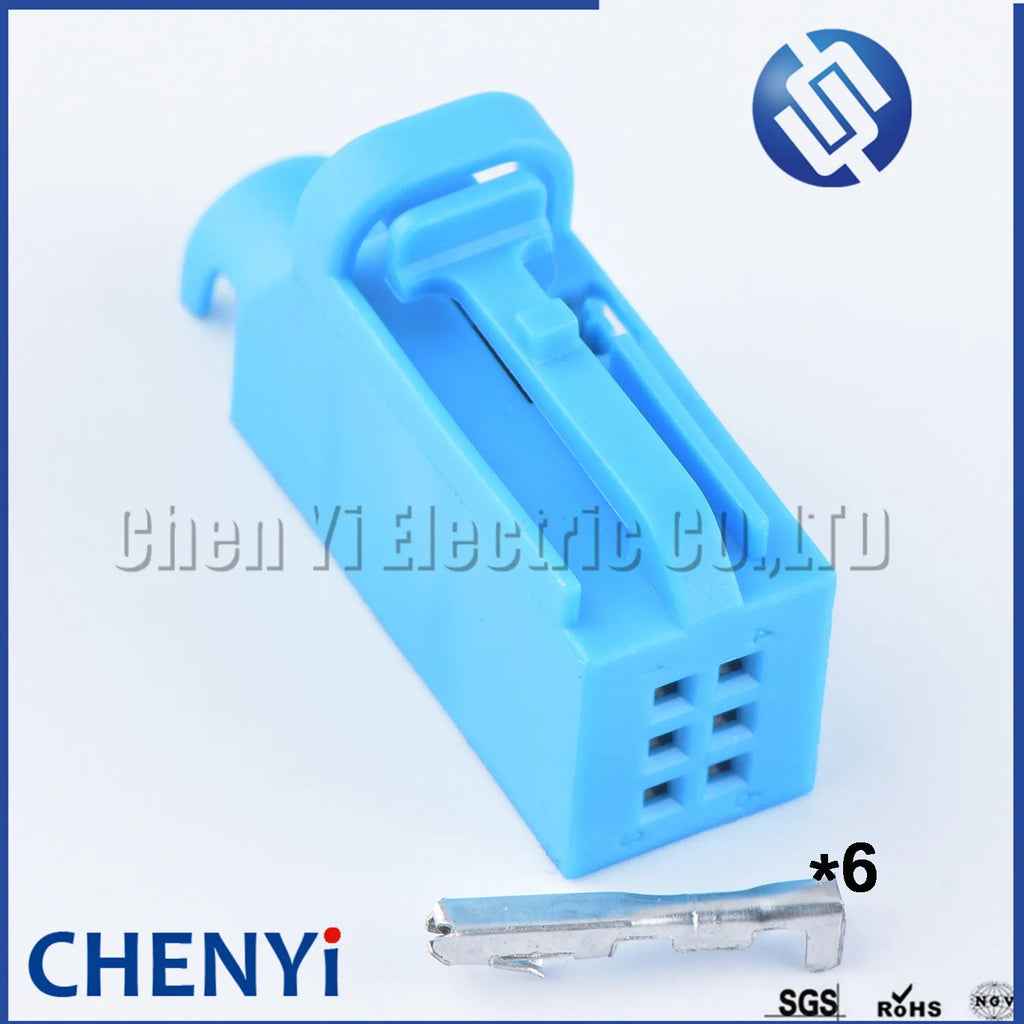 6 Pin Automotive Door Reversing Rear Cover Plug Connector Car Tire Pressure Alarm Plug 1-1534121-5 1534121-2 1534121-3 1534121-1