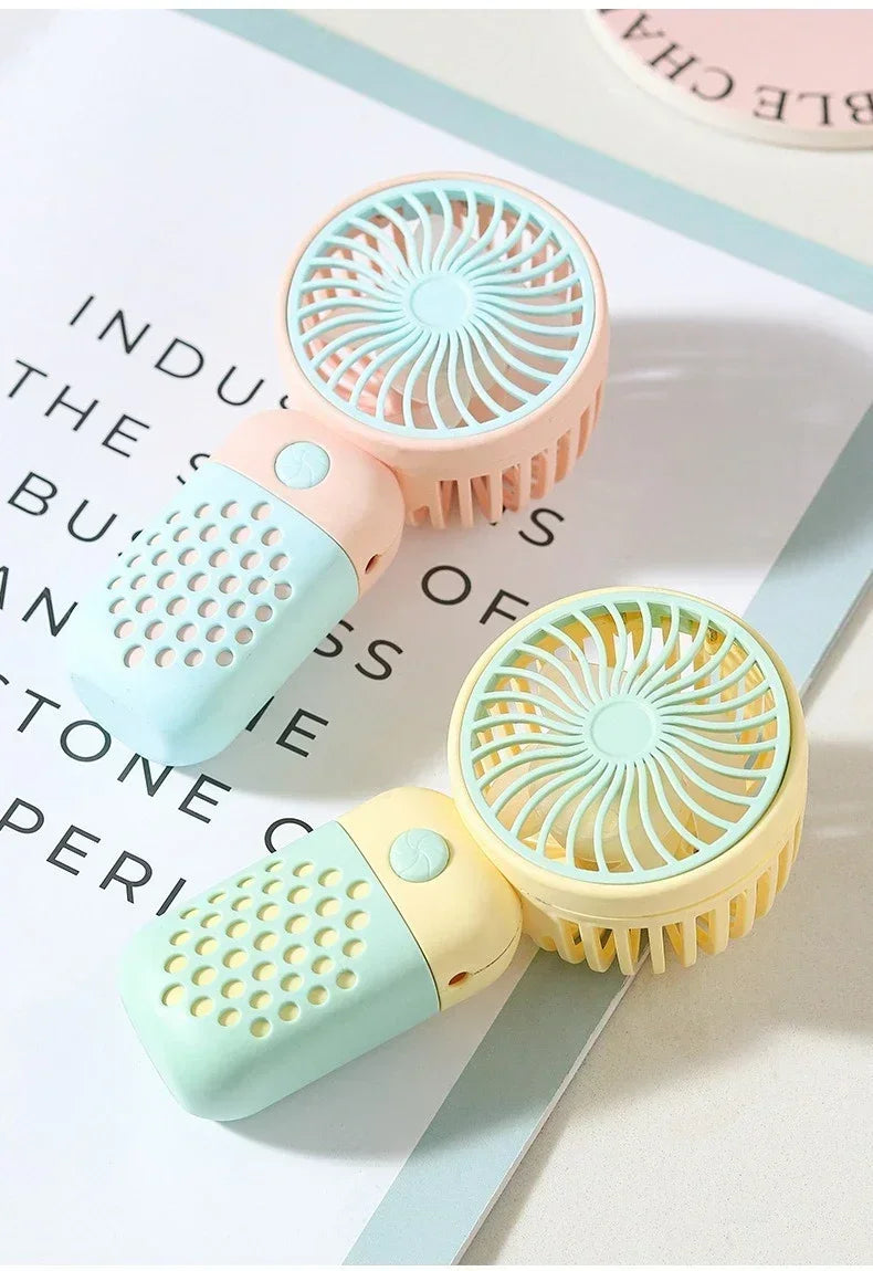 Motorcycle Portable Mini Fan Handheld Fan Lightweight Handy Fan Pocket Size Low Noise Small Electric Student Gift Outdoor Amagi