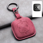 New Leather 4 Buttons Car Remote Key Case Cover for Zeekr 001 X 2021 2022 2023 for ZEEKR 001 009 Full Protector Fob Keychain
