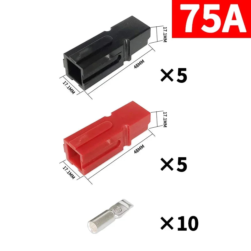 10/50/100/500 Pcs  Type Single Pole SB30 30A Plug 600V DC Battery Connector UPS Power Plug High Current Quick Plug