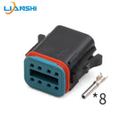 AT06-6S-RD01 Automotive Waterproof 6-Pin Plug with Small Hole Diameter Sealing Plug Connector Sheath and Terminal