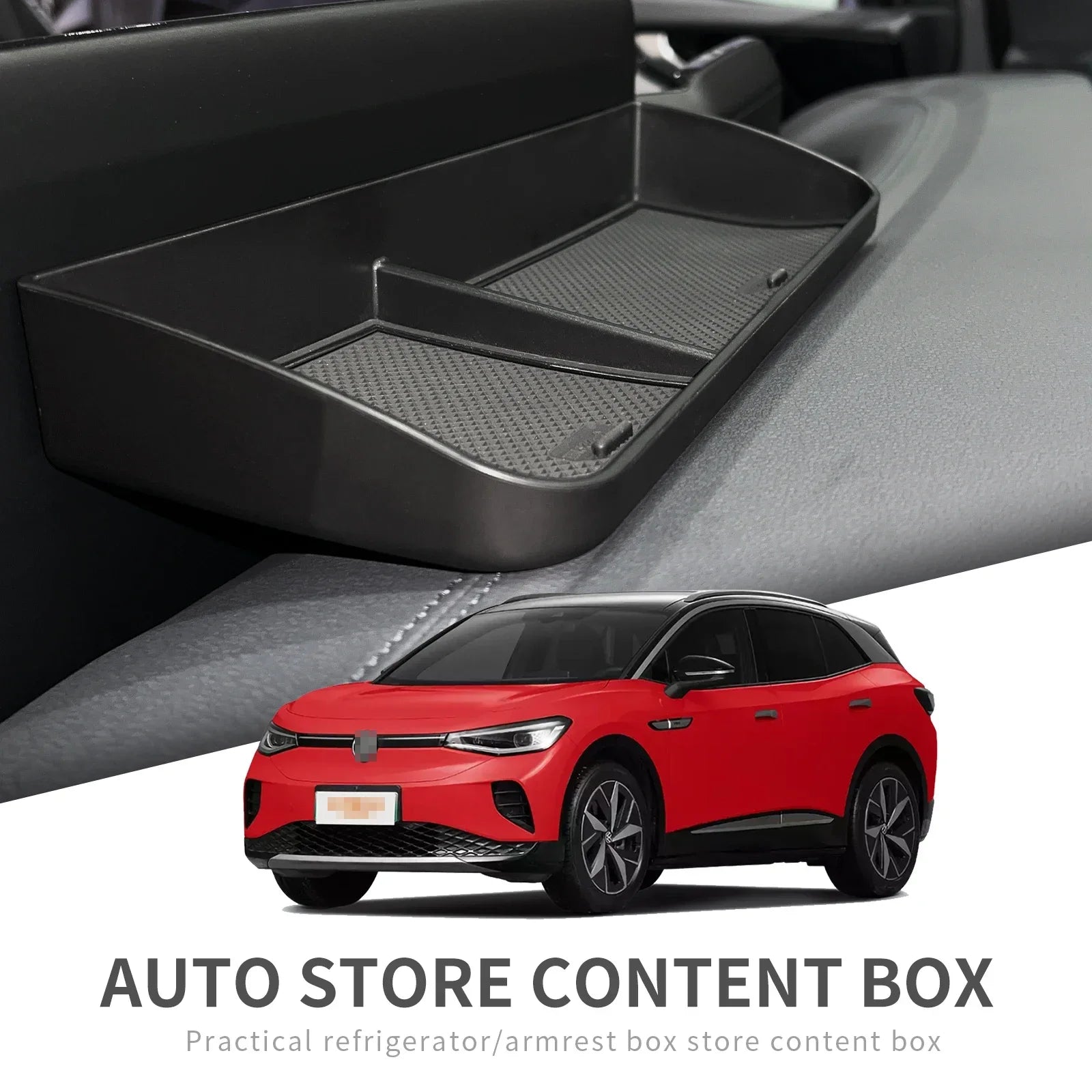Car Dashboard Tray Box Center Console Display Storage Box Hidden Tray Behind Screen Organizer Sundries Tray Accessories Amagi
