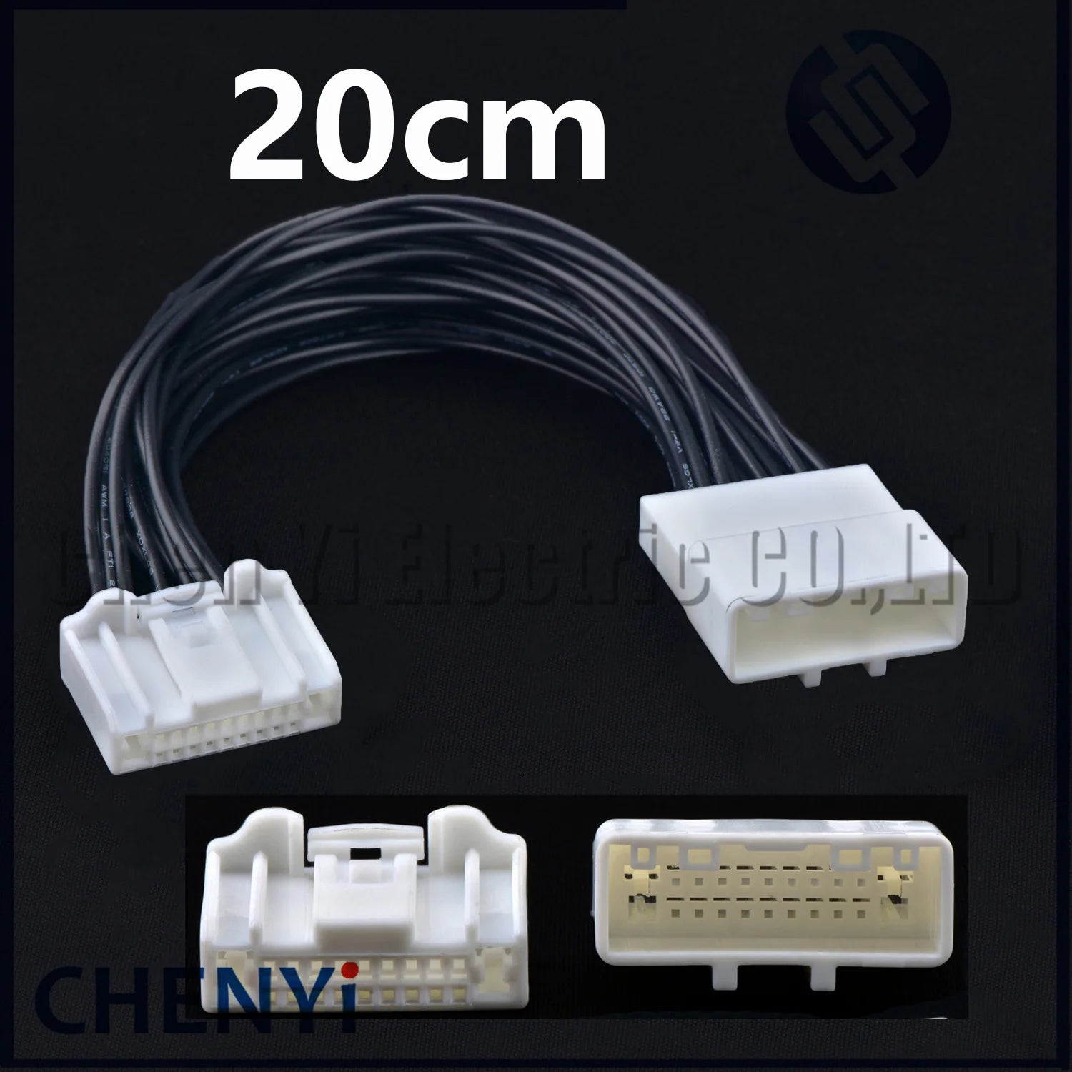 20 Pin Automotive connector CD DVD Player Multimedia audio Navigation DSP Wire harness plug 1674646-1 2040487-1 For Nissan Mazda