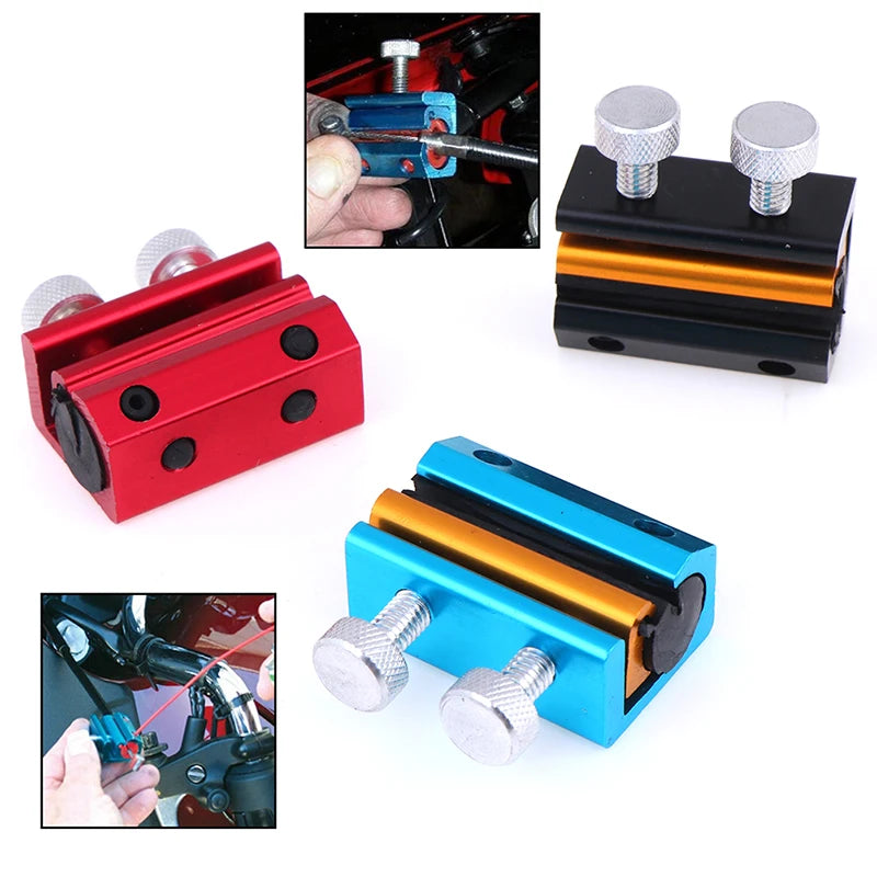 1Pcs Clutch Brake Cable Tool Lubrication Wire Oiler Brake Motorcycle Aluminium Cable Lube Tool Motorbike Brakes Parts