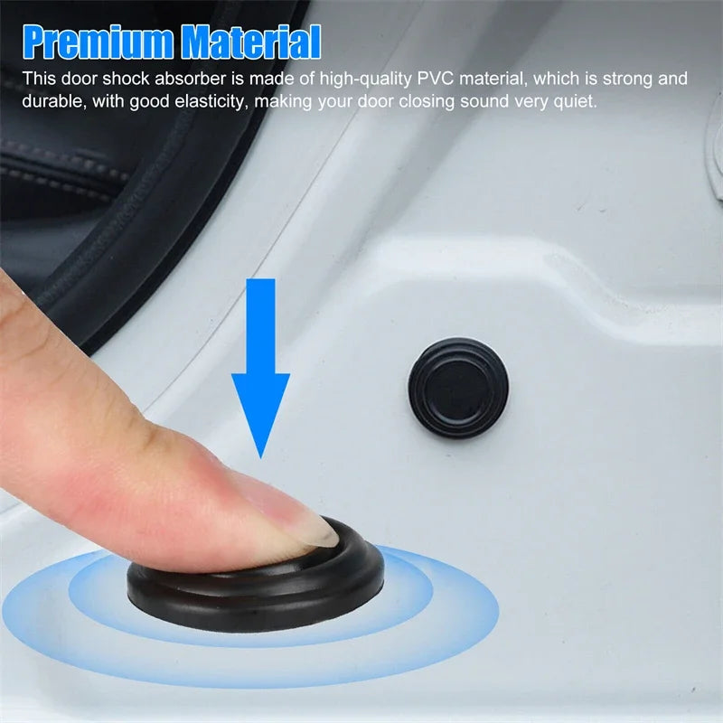 Customized 10 Pieces Car Silicone Shock Pad Shock Absorption Buffer Gasket Sound Insulation Pad Mount Protective Door Mute Anti