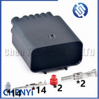 16 Pin Car bumper radar sensor connector Trailer power harness socket plug 2304884-1 2404880-1 2304887-1 2404884-1 521194A