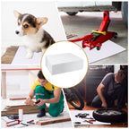 20pcs White Oil Spill Absorbent Sheets Oil Absorbent Pads/Mats (Oil/Fuel Only), Oil Pads For Spillage Cleanup - Industrial