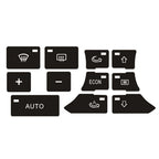 Door Lock Window Switch Button Repair Sticker For A3 8P 2004-2008 Radio Clima For ESP Headlight Button Repair Worn Knob Switch